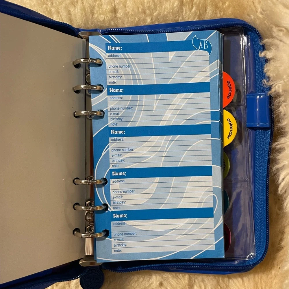 Lisa Frank blue planner/agenda - Picture 3 of 7